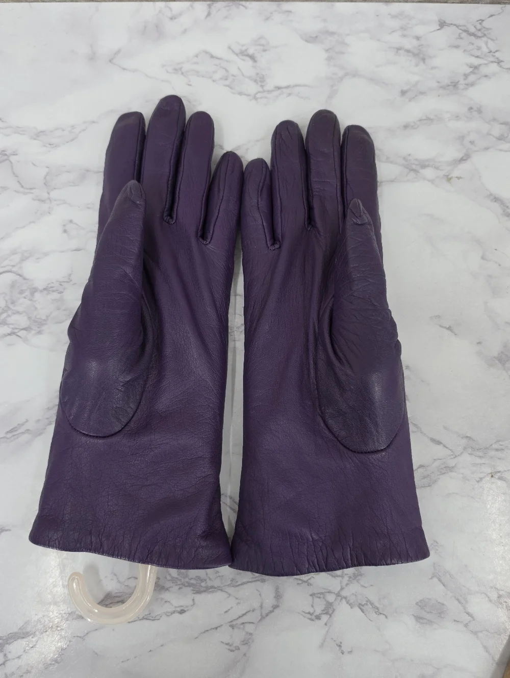 Grandoe Deep Purple Leather Driving Gloves